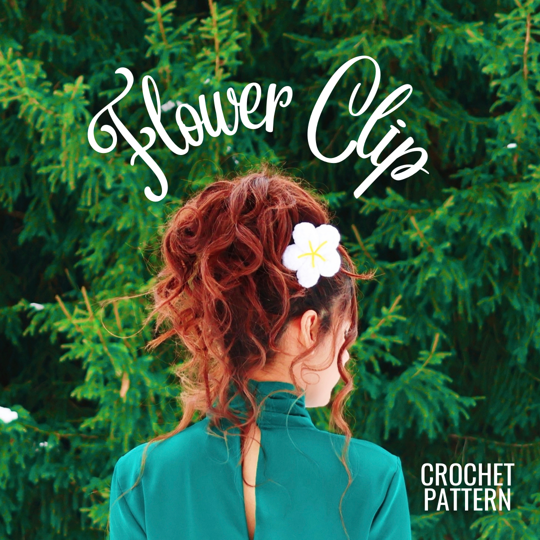Flower Clip Crochet Pattern