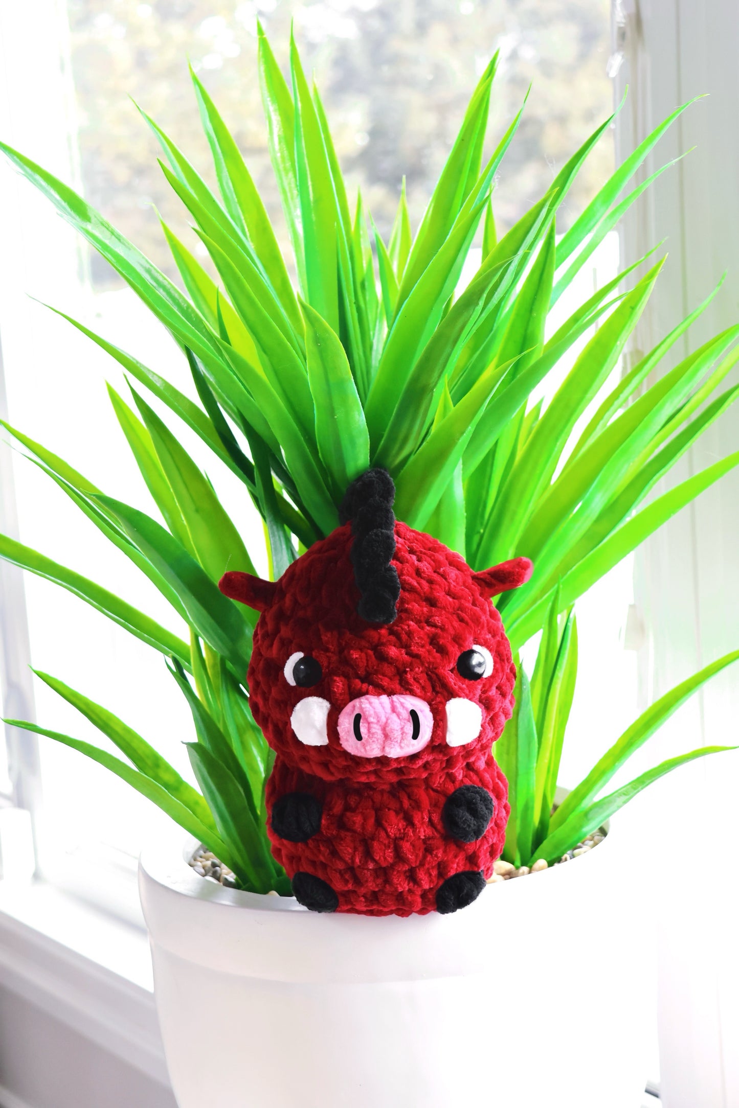 Crochet Pattern No-Sew Warthog