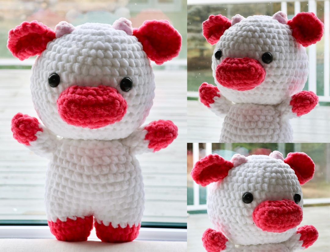 Crochet Pattern Cow (Jumbo)