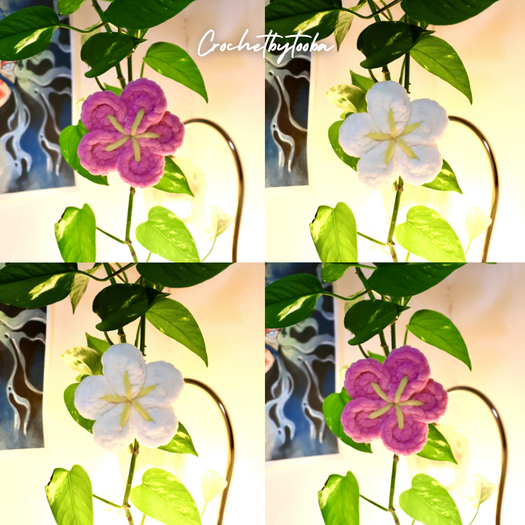 Flower Clip Crochet Pattern