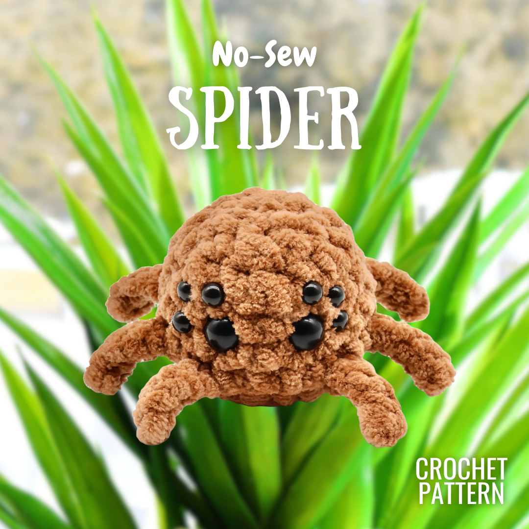 Crochet Pattern 8-in-1 No-Sew Spooky Friends Bundle