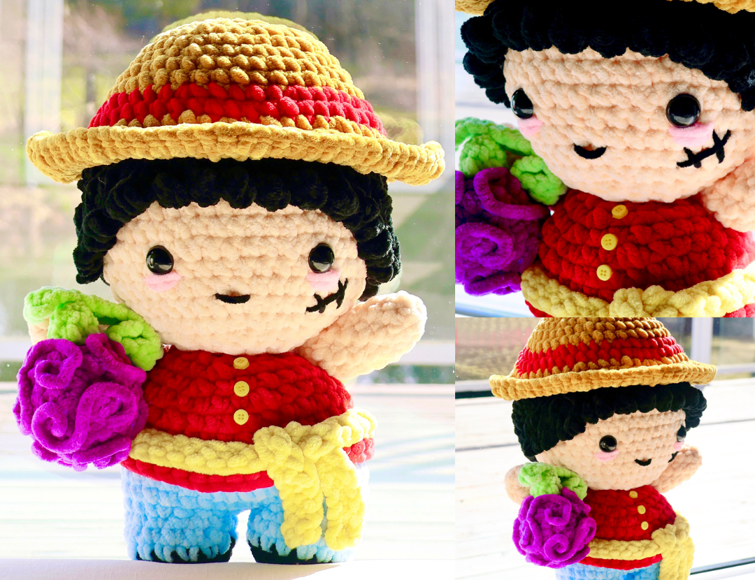 Crochet Pattern Pirate (Jumbo)