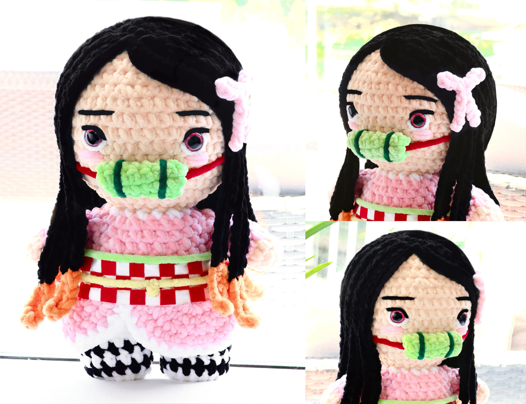 Crochet Pattern Pink Monster (Jumbo)