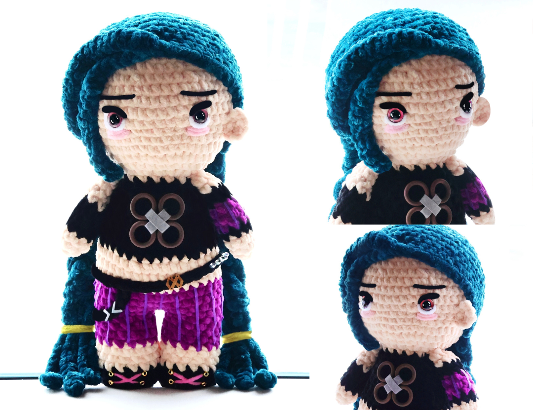 Crochet Pattern Crazy Girl (Jumbo)