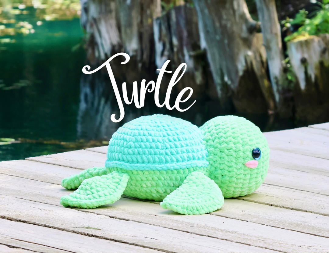 Crochet Pattern Turtle (Jumbo)