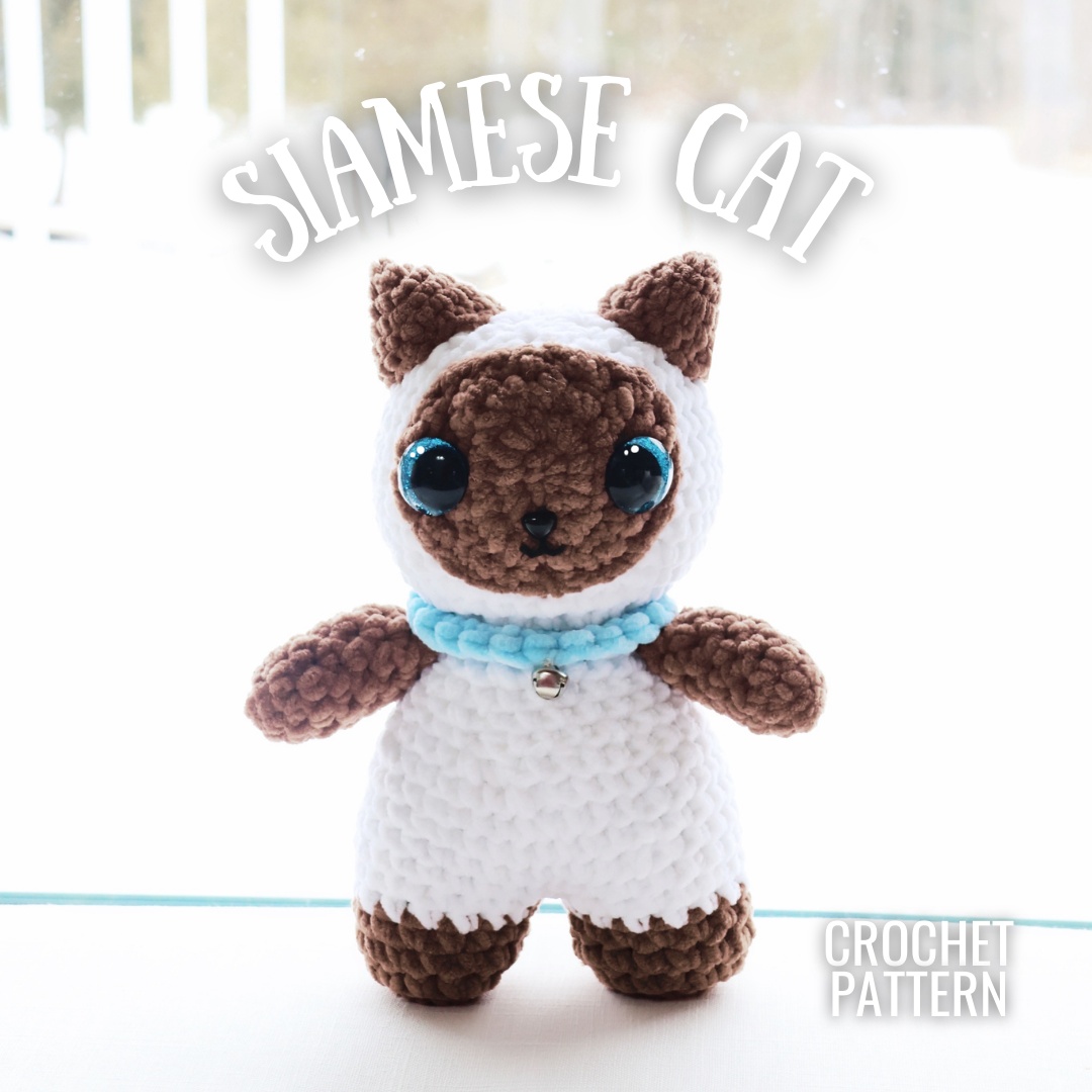 Crochet Pattern Siamese Cat