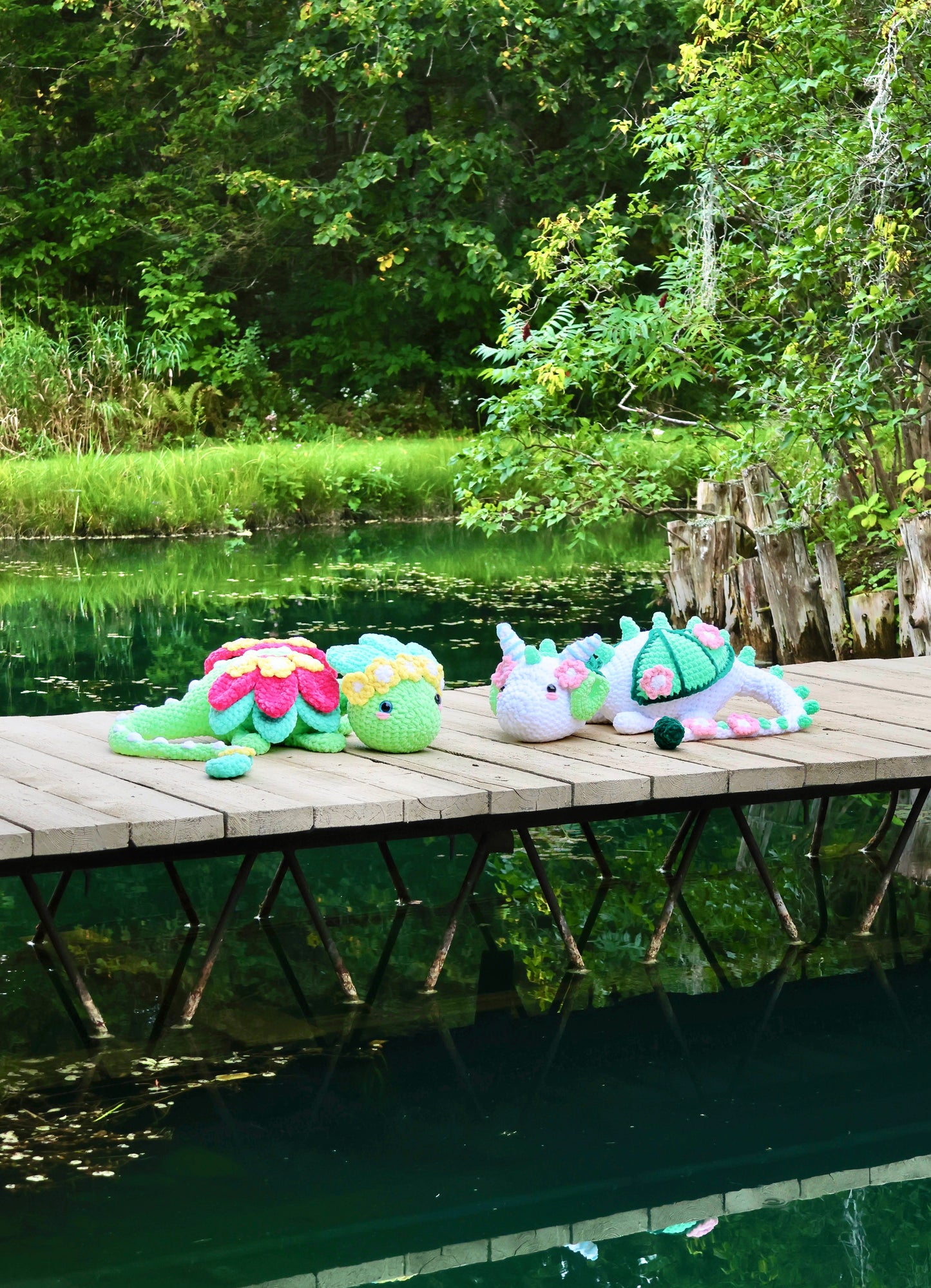 Bundle: Gardenia & Petals the Dragons (Jumbo) Crochet Pattern