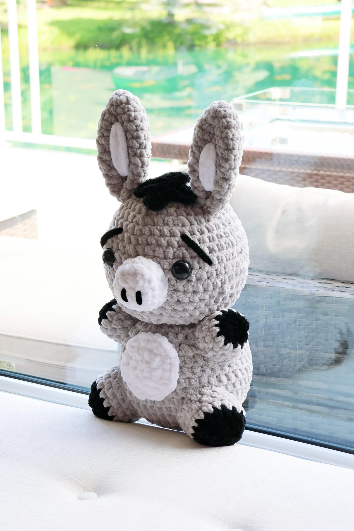 Crochet Pattern Donkey (Jumbo)