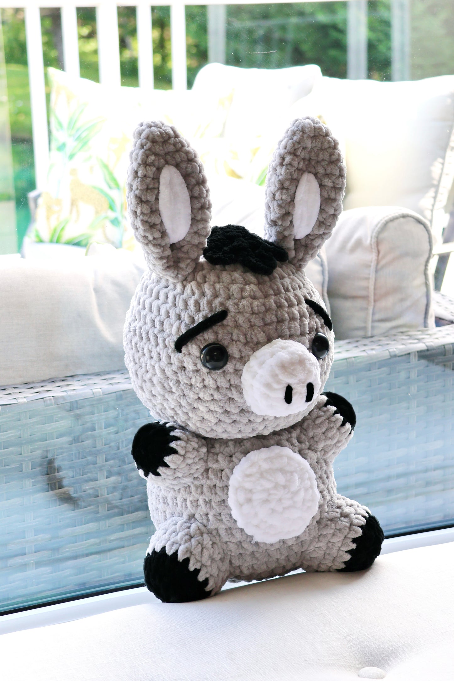 Crochet Pattern Donkey (Jumbo)