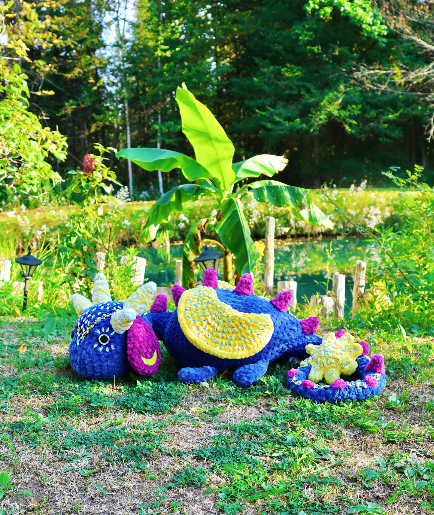 Crochet Pattern Celestia the Dragon (Jumbo)