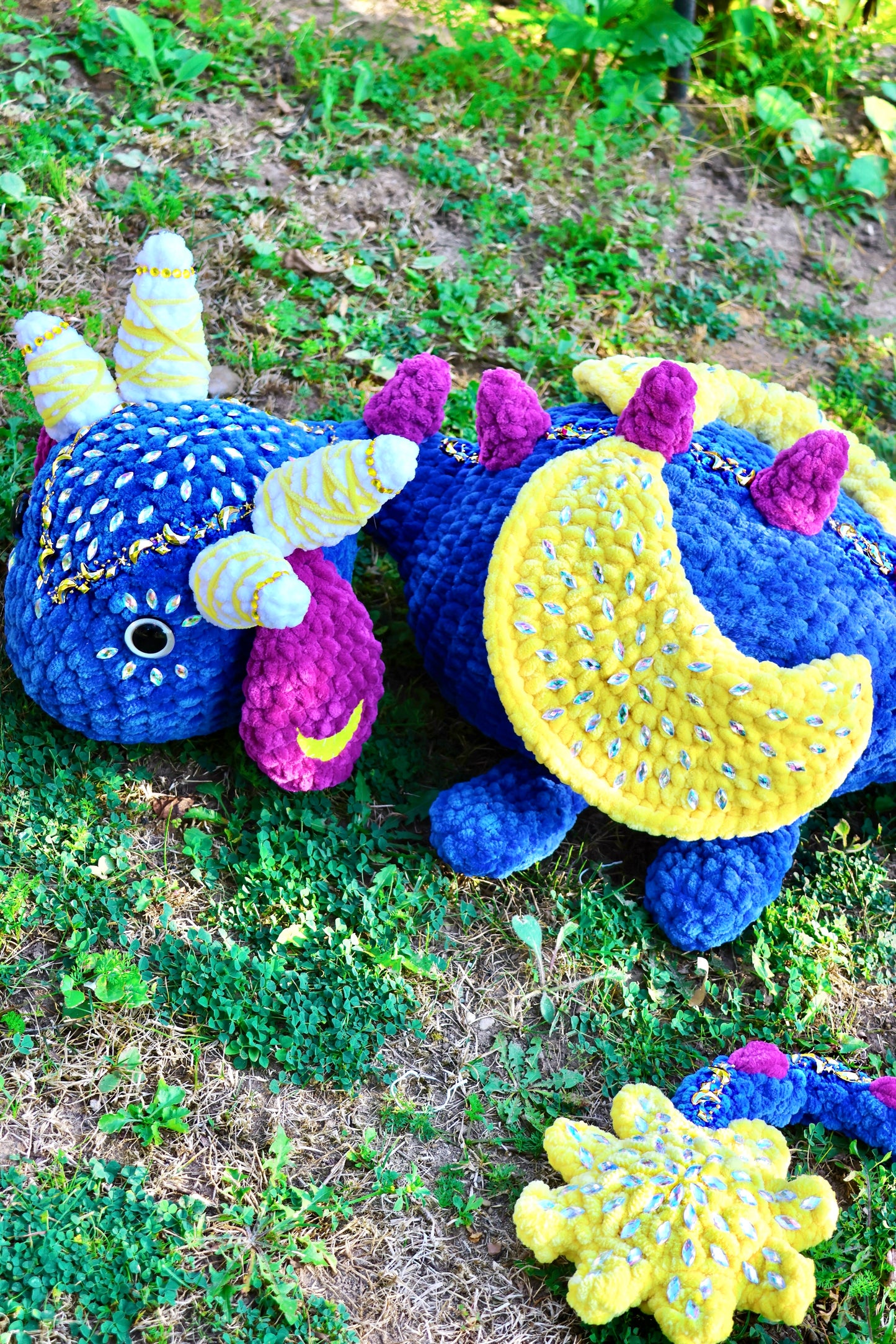 Crochet Pattern Celestia the Dragon (Jumbo)