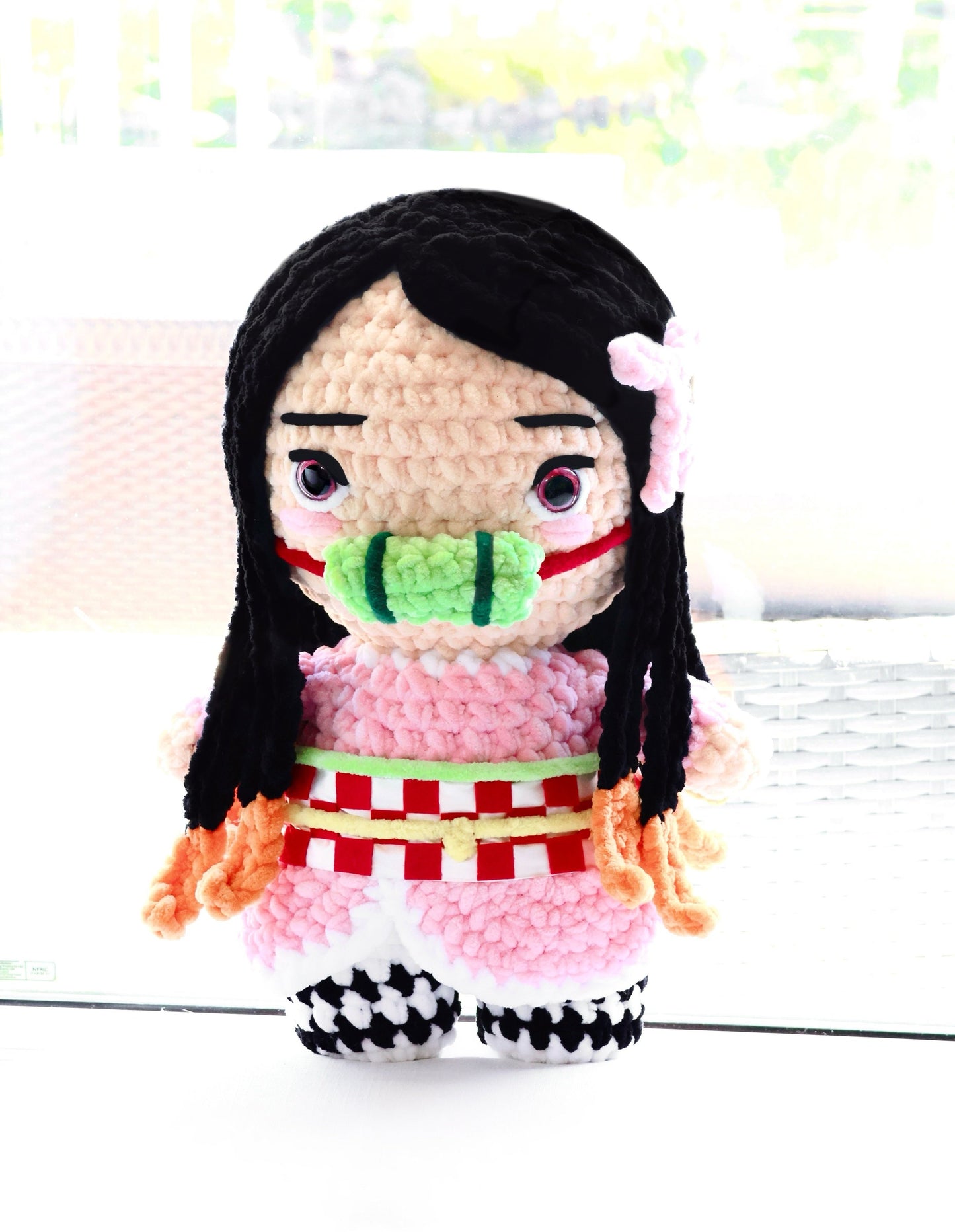 Crochet Pattern Pink Monster (Jumbo)