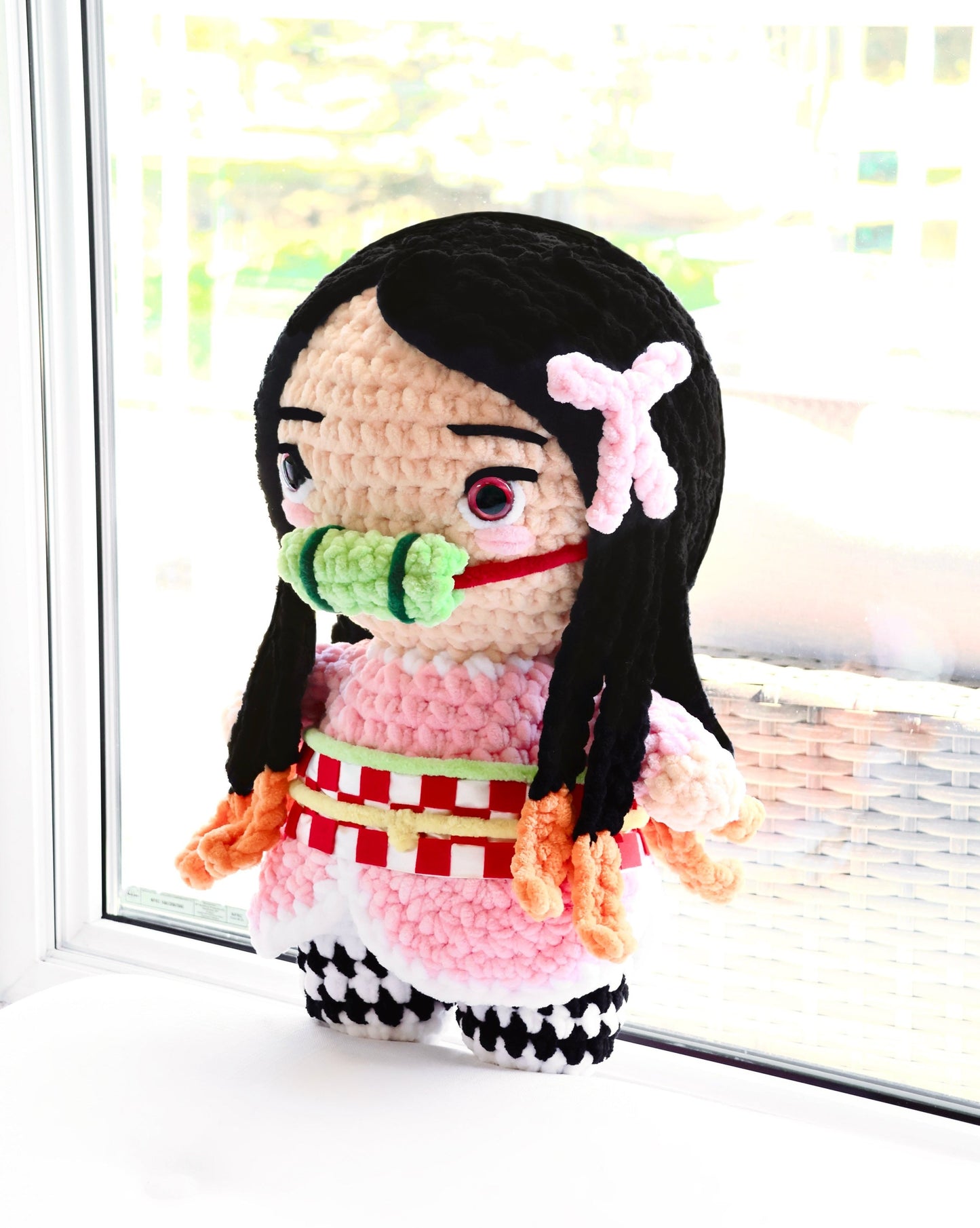 Crochet Pattern Pink Monster (Jumbo)