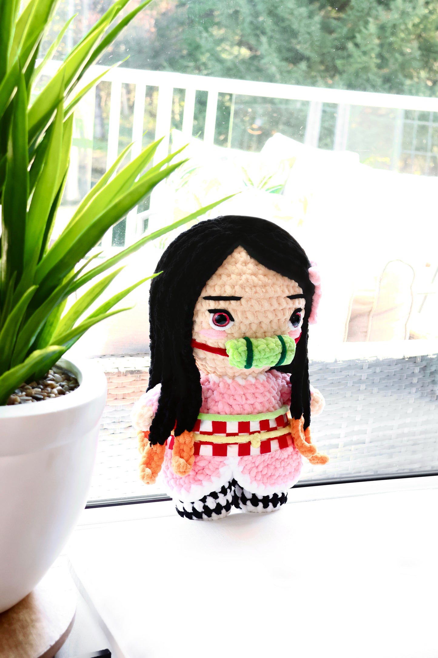 Crochet Pattern Pink Monster (Jumbo)