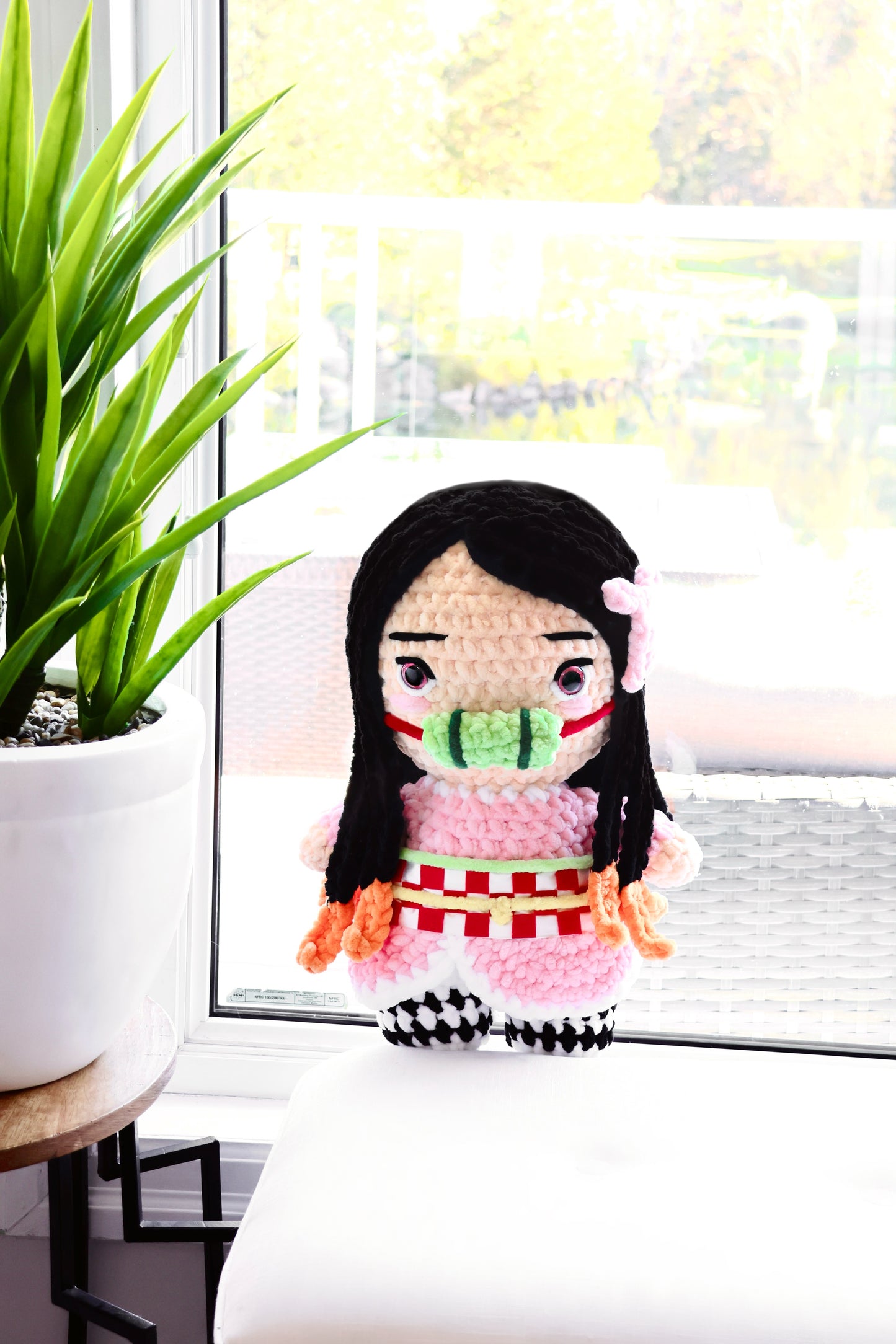 Crochet Pattern Pink Monster (Jumbo)