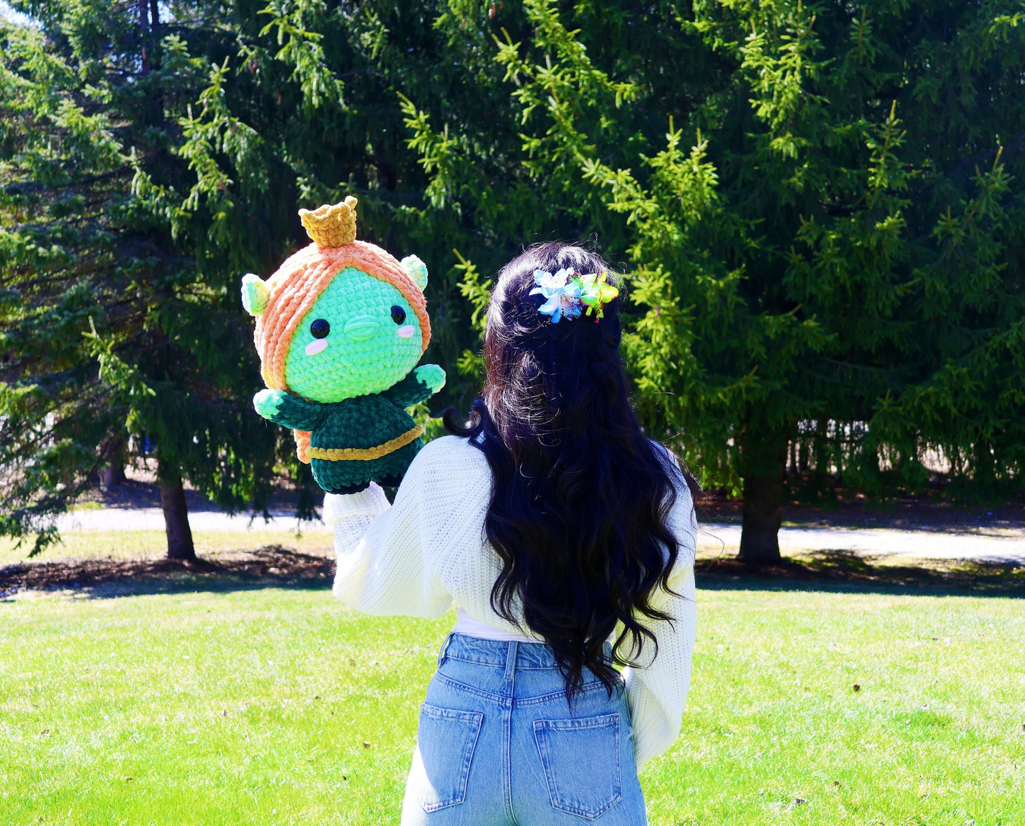 Crochet Pattern Ogre Princess (Jumbo)