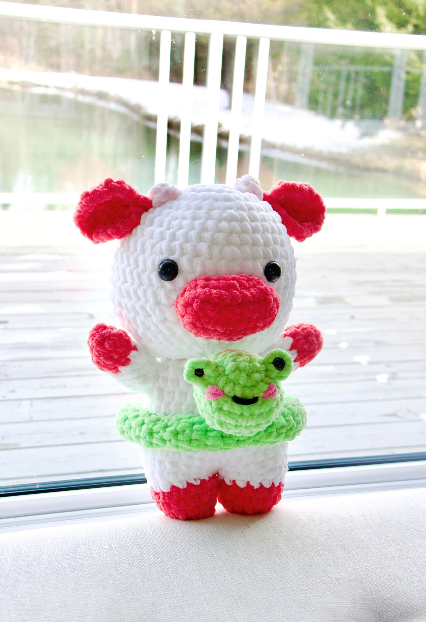 Crochet Pattern 4-in-1 Floaties Bundle - Frog Duck Flamingo Bunny - Animal Pattern Not Included
