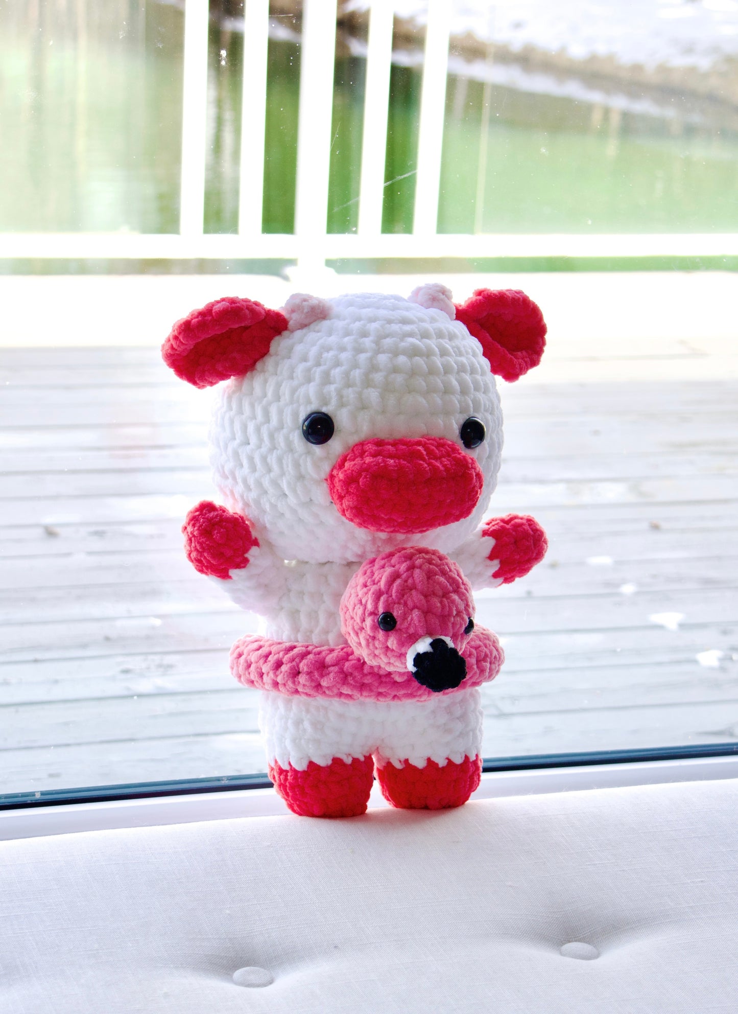 Crochet Pattern 4-in-1 Floaties Bundle - Frog Duck Flamingo Bunny - Animal Pattern Not Included