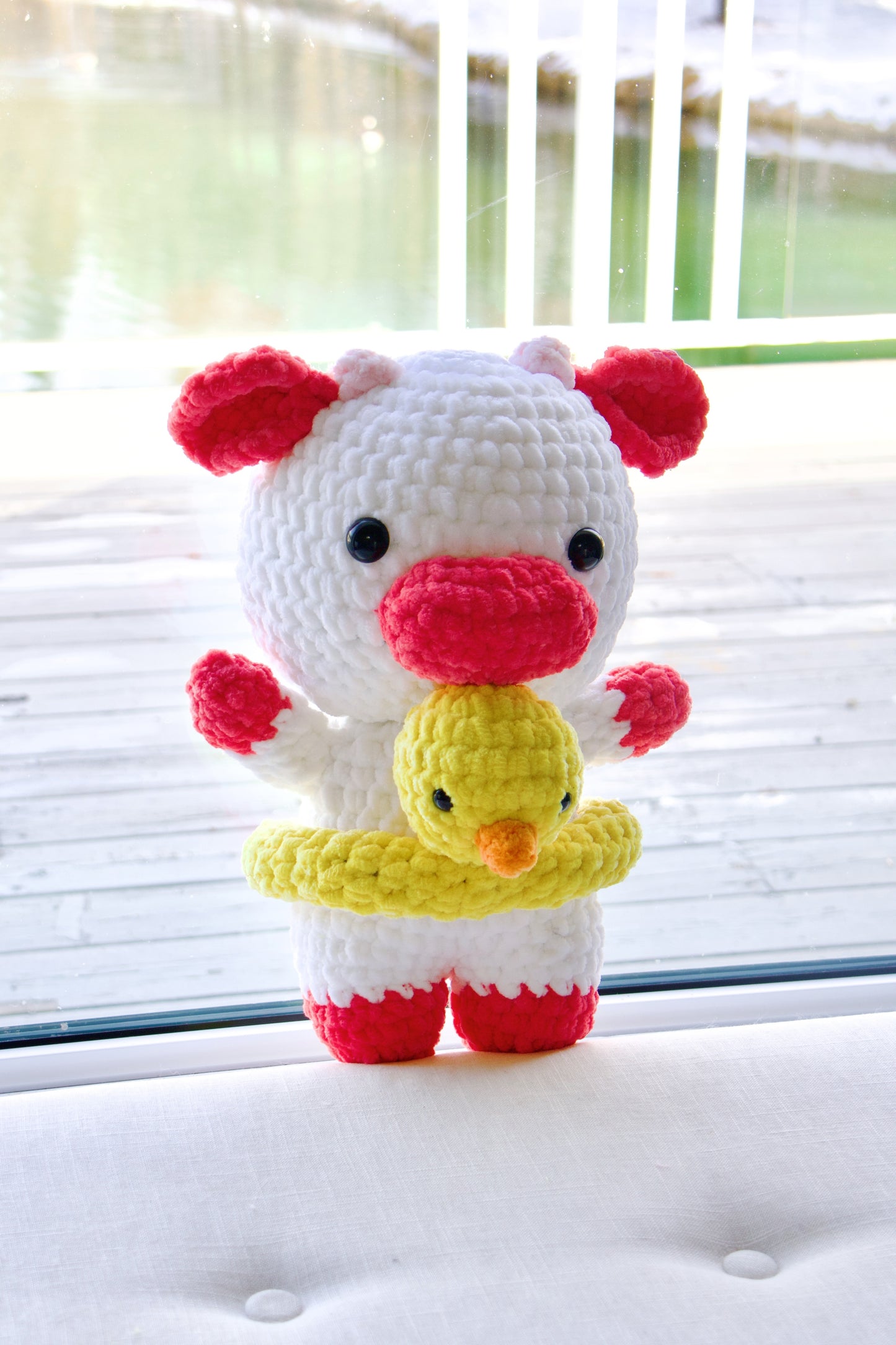 Crochet Pattern 4-in-1 Floaties Bundle - Frog Duck Flamingo Bunny - Animal Pattern Not Included