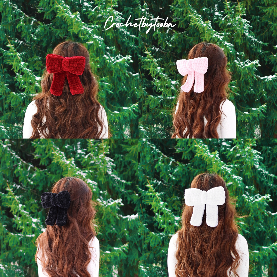 Bundle: Bow & Flower Crochet Pattern