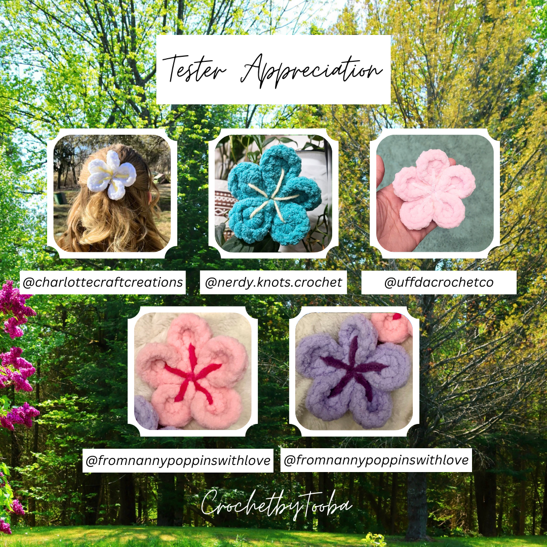Bundle: Bow & Flower Crochet Pattern