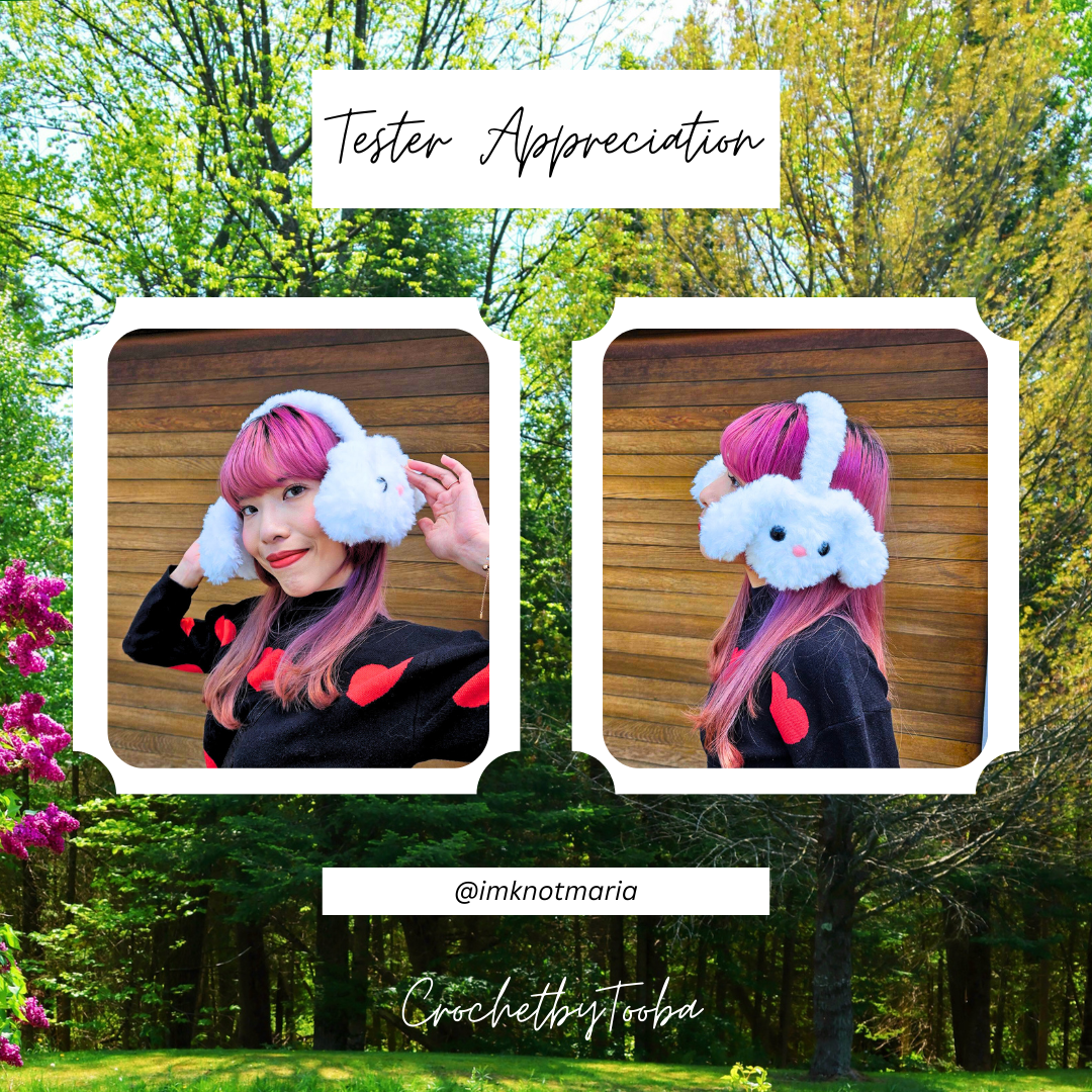 Bunny Earmuffs Crochet Pattern