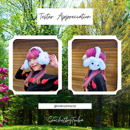 Bunny Earmuffs Crochet Pattern