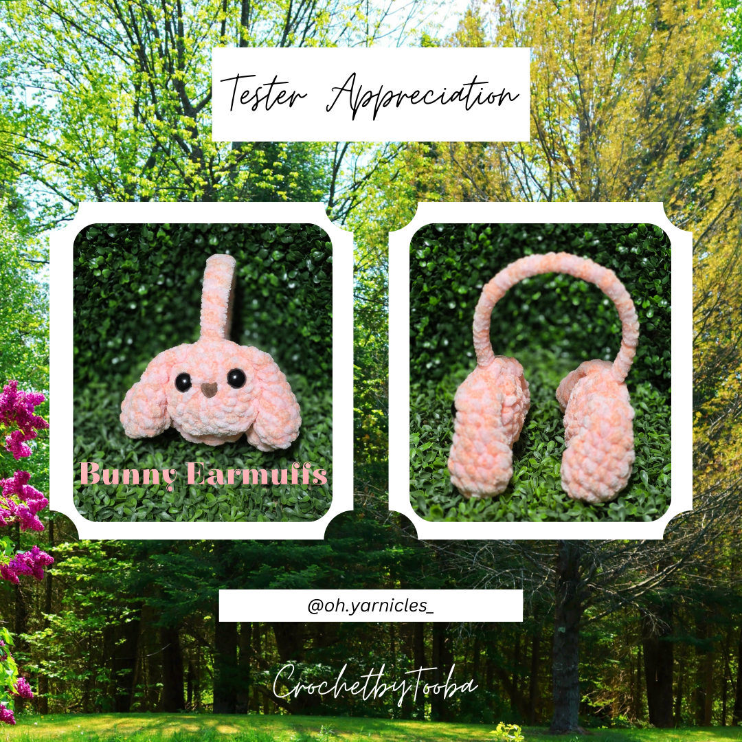 Bunny Earmuffs Crochet Pattern