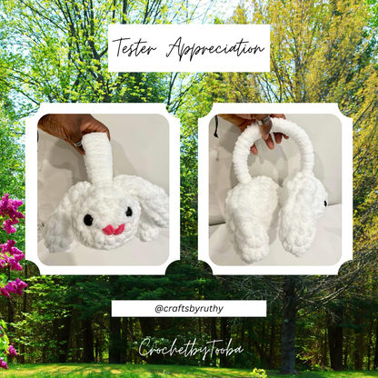 Bunny Earmuffs Crochet Pattern