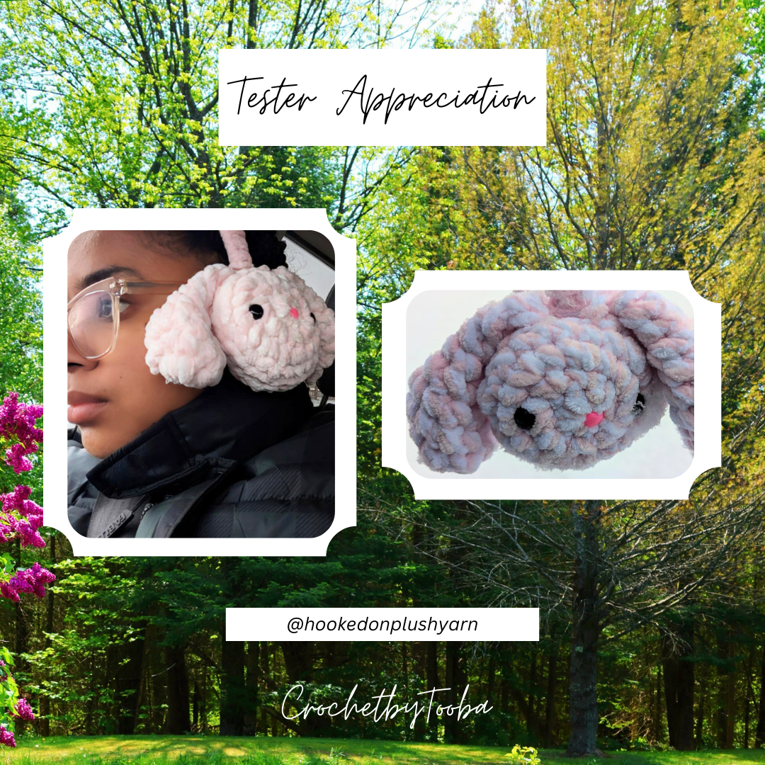 Bunny Earmuffs Crochet Pattern
