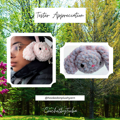 Bunny Earmuffs Crochet Pattern