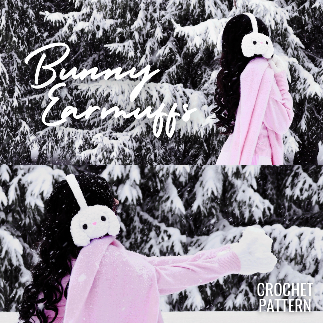 Bunny Earmuffs Crochet Pattern