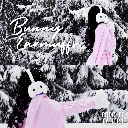 Bunny Earmuffs Crochet Pattern