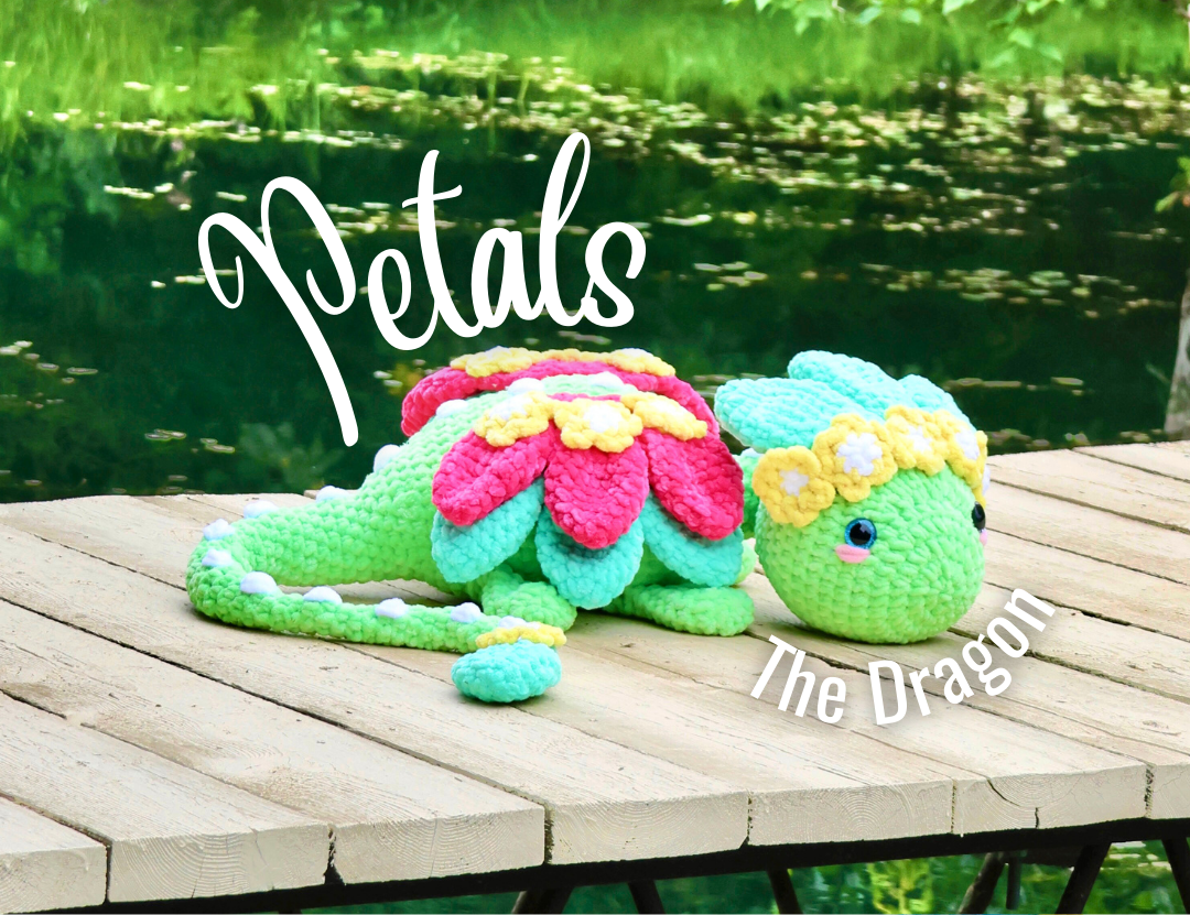 Bundle: Gardenia & Petals the Dragons (Jumbo) Crochet Pattern
