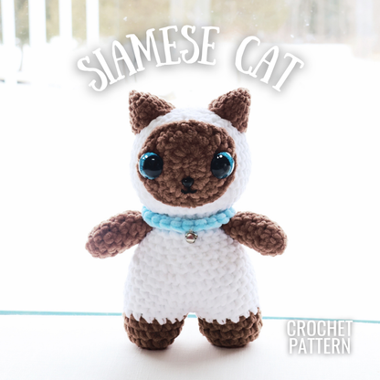 Crochet Pattern Siamese Cat