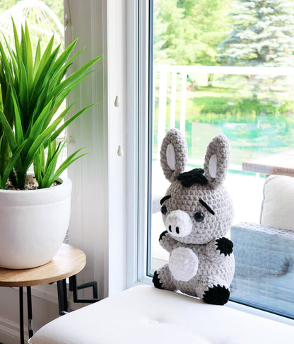Crochet Pattern Donkey (Jumbo)