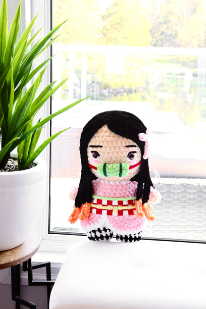 Crochet Pattern Pink Monster (Jumbo)