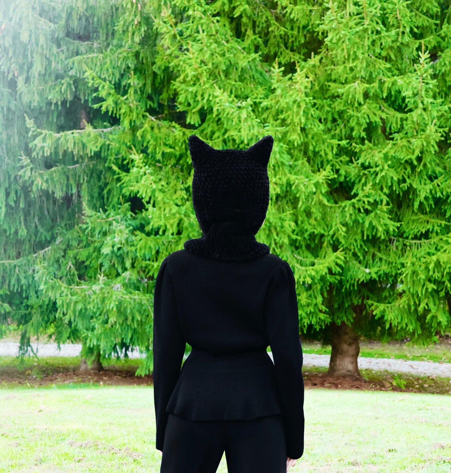 Cat Ski Mask Helmet Cover (S/M) Crochet Pattern