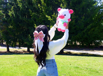 Crochet Pattern Strawberry Cow (Jumbo)
