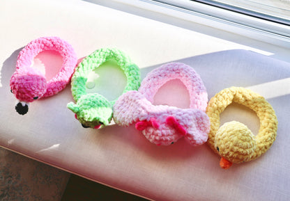 Crochet Pattern 4-in-1 Floaties Bundle - Frog Duck Flamingo Bunny - Animal Pattern Not Included