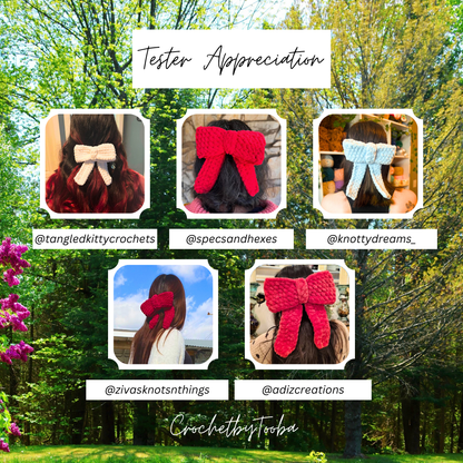 Bundle: Bow & Flower Crochet Pattern
