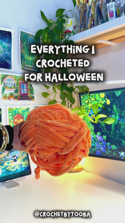 Crochet Pattern 8-in-1 No-Sew Spooky Friends Bundle