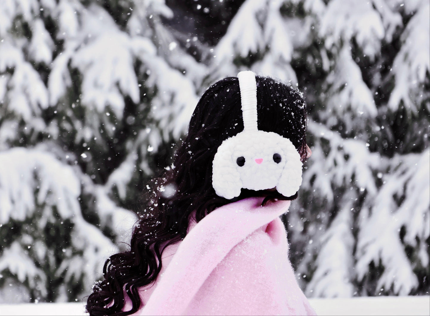 Bunny Earmuffs Crochet Pattern