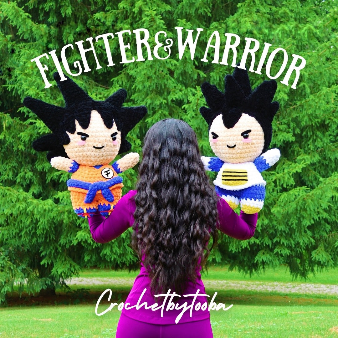 Bundle: Fighter & Warrior (Jumbo) Crochet Pattern